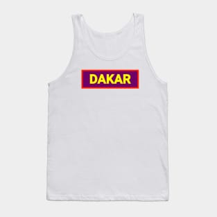 Dakar - J'aime ma ville Tank Top